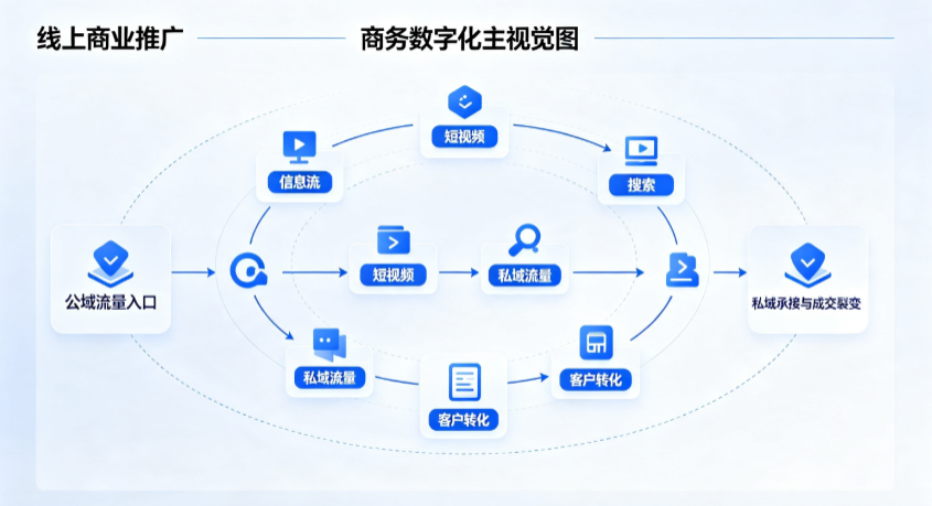 西华县线上商业推广怎么做？全域流量闭环搭建与低成本转化实战指南